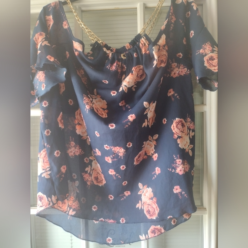 Semi off the shoulder blouse